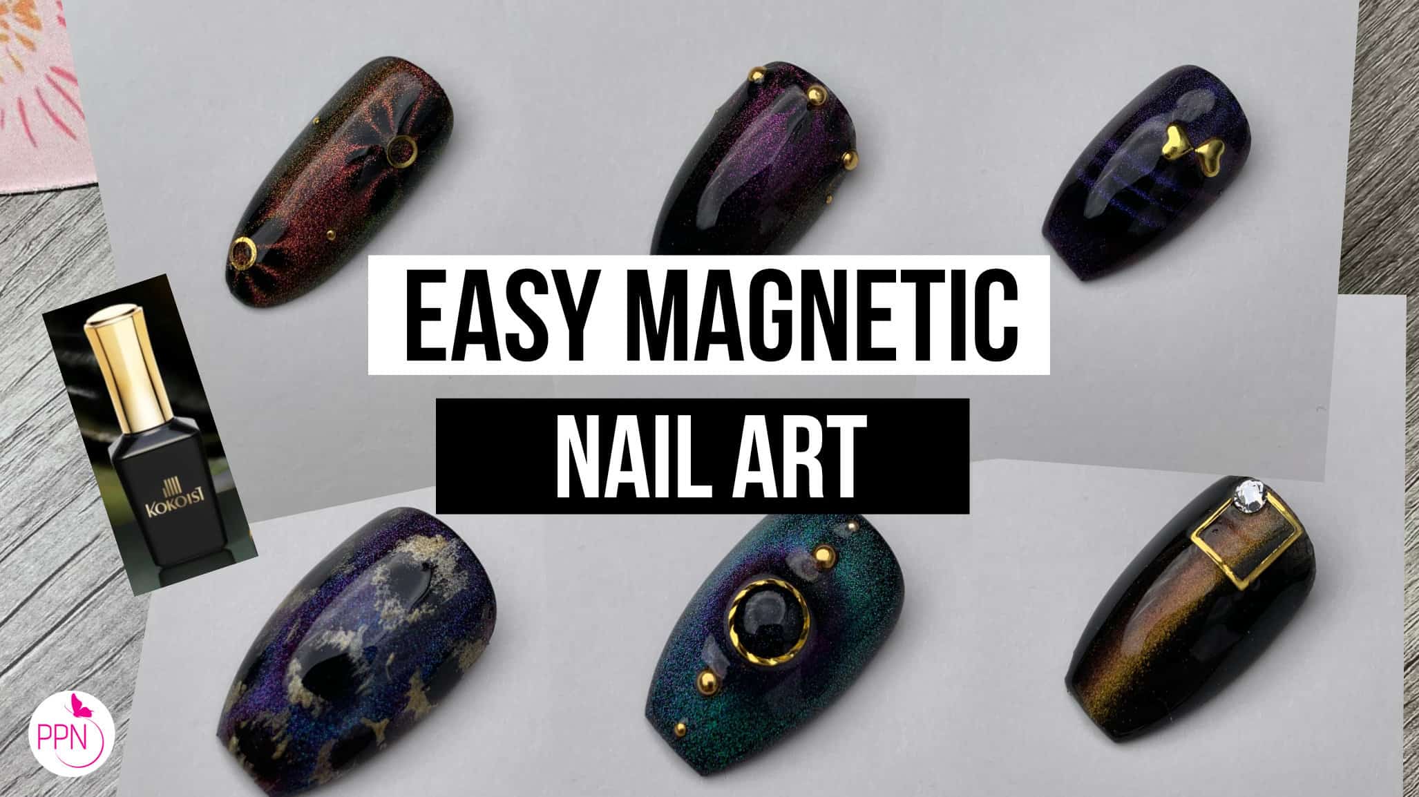 5. Magnetic Nail Art Stickers - wide 7