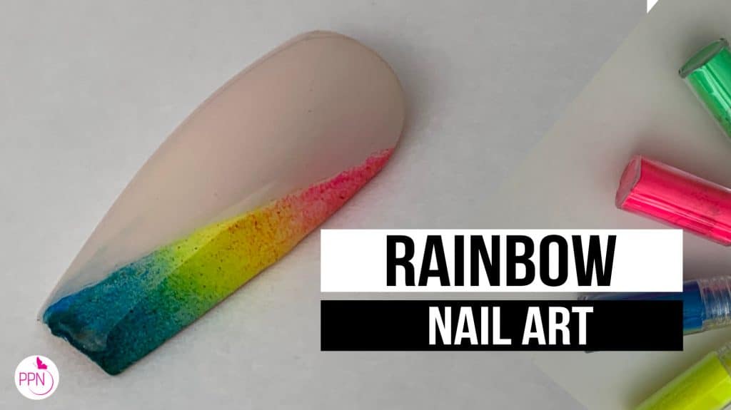 How to Create Simple Rainbow Nail Art | Tips & Tricks