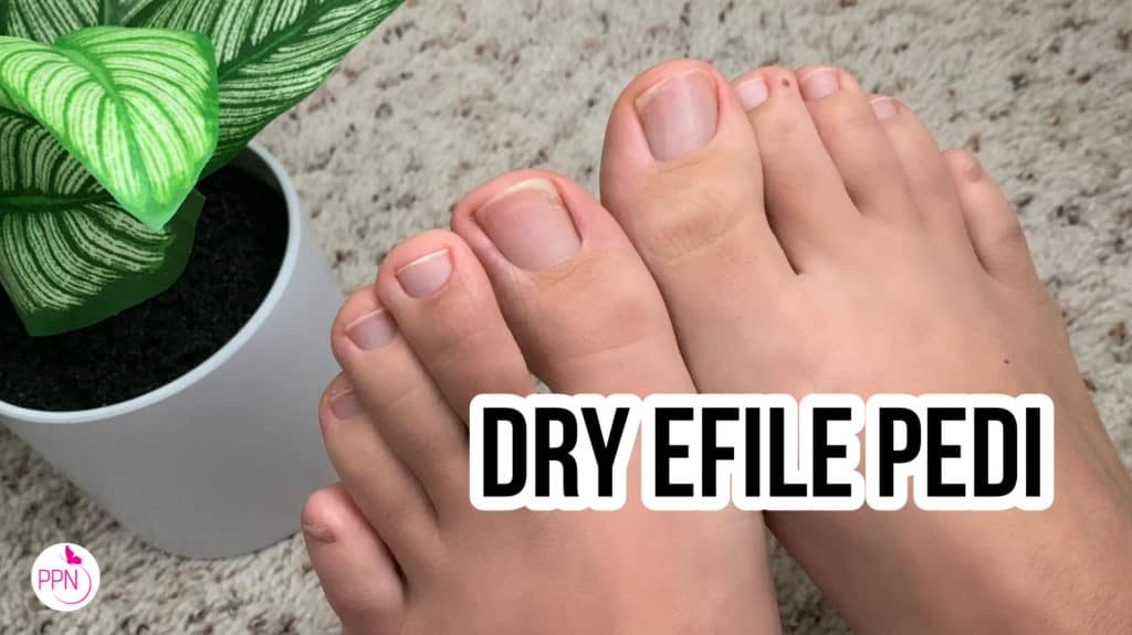 How to Dry Efile Pedicure | Quick & Easy