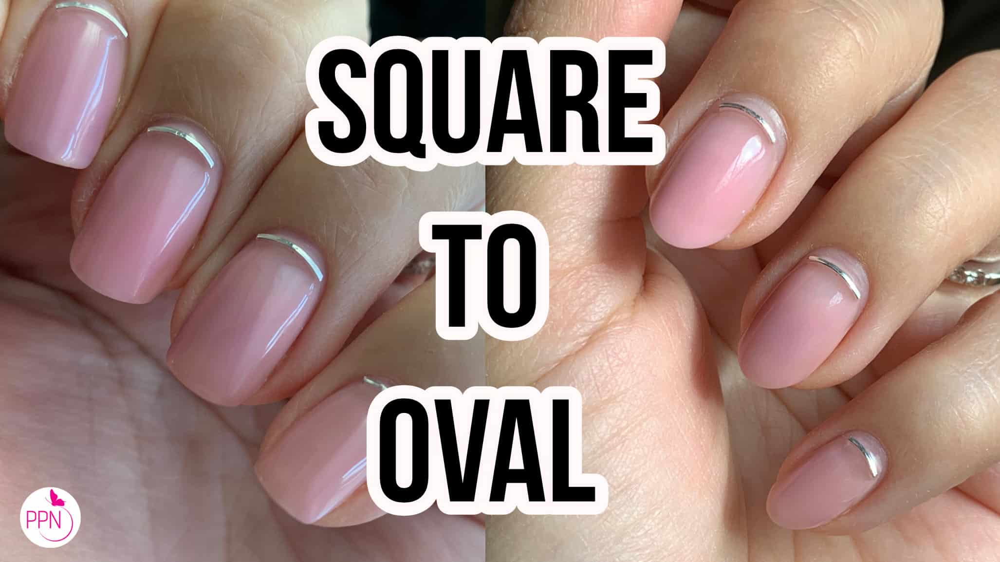 Gentle Shellac Removal and Manicure [How nail shape can change after polish  wear] 