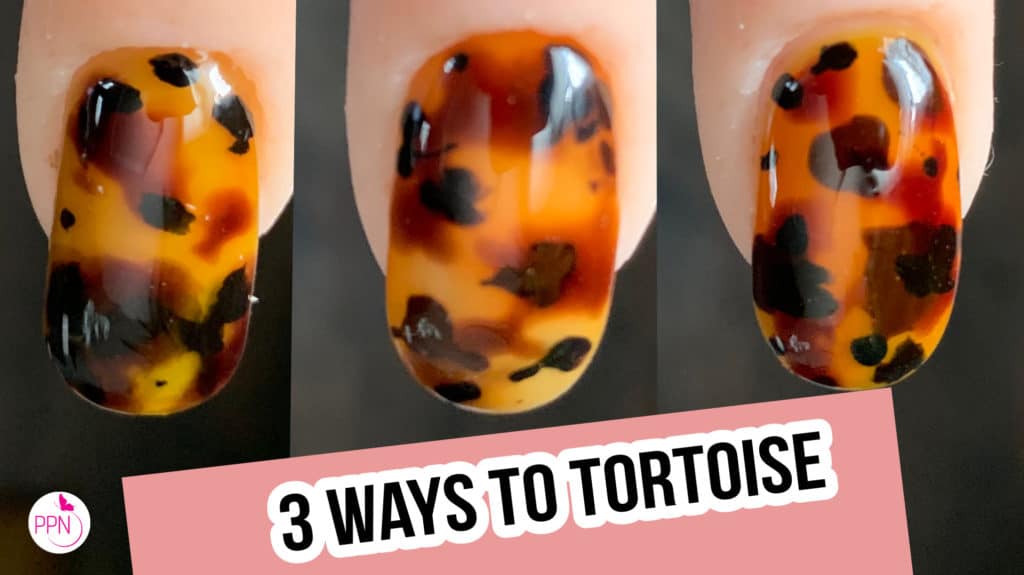 How to Tortoise Nail Art Using Only Japanese Gel