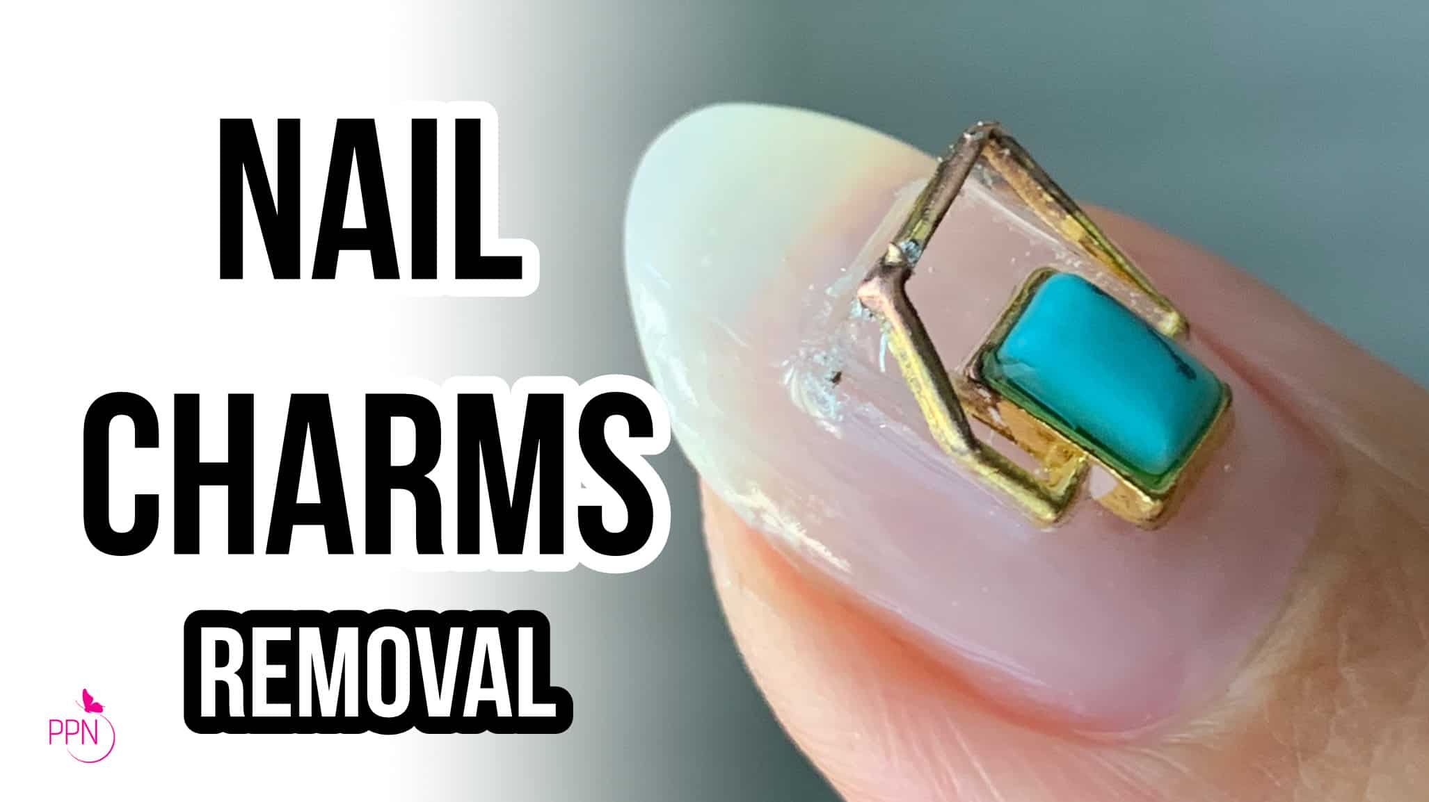 How to glue charms? Especially big one and coned back one. Try this gl, charm nails