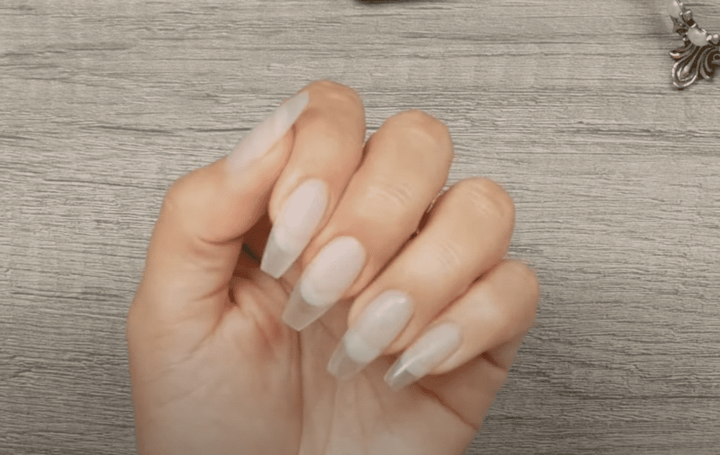 20 Nails Strips With Nail Glue Of Nude Sheer Gel Jelly Nails Medium Length  Natural Light Pink Neutral Skin Tone Translucent Glue On Nails False Nails  With Design From Omnigift06, $9.85 | DHgate.Com