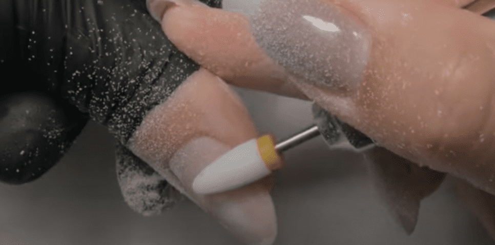 Flat nail beds are common, especially in your thumbs. Try filing the c... |  TikTok